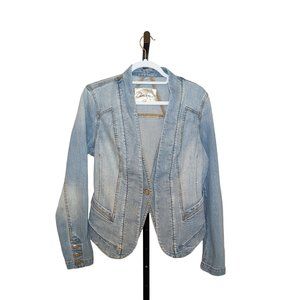 Carol Anderson By Invitation Denim Blazer Women's Medium